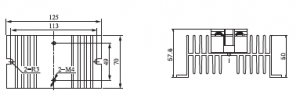 HHS-061 Heat Sink
