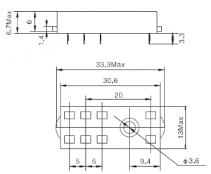 14F Relay Socket