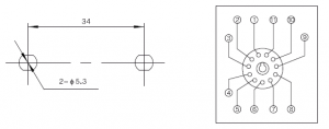PF113A  Relay Socket