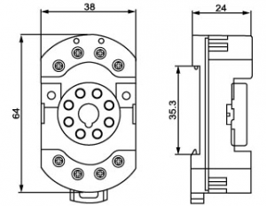 90.22/90.23 Relay Socket
